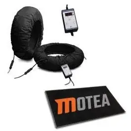 Preiswert Set Werkstattmatte passend für Buell XB9 SX Lightning CityX mit Reifenwärmer 30-99°C Tourtecs