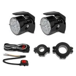 Preis Gesenkt LED Zusatzscheinwerfer passend für BMW F 650 / GS / Dakar Lumitecs S2 E4 inkl. Kabelbaum