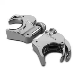 Geprüft Windschild Klammern 39mm passend für Harley Davidson Sportster 1200 Sport 96-03 chrom Craftride