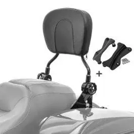 Sissy Bar Vario passend für Harley Davidson CVO Limited 14-22 mit Docking-Kit schwarz Craftride Neu