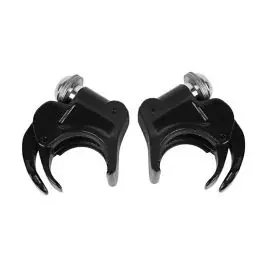 Windschild Klammern 39mm passend für Harley Davidson Sportster 1200 Low 07-09 schwarz Craftride Kracherpreis