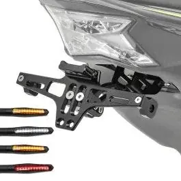 Set Kennzeichenhalter + LED Blinker passend für Yamaha FZ1 / Fazer NH4 Ausverkauf