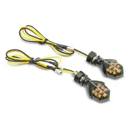 Knallerangebot LED Blinker passend für Kawasaki Ninja 650 / 400 / 300 mit E-Prüfzeichen Lumitecs BL2 getönt