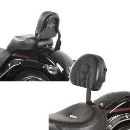 Set: Sissy Bar CSS Fix passend für Harley Davidson Fat Boy 07-17 schwarz Craftride + Fahrer Rückenlehne Tech passend für Harley Davidson Fat Boy 07-17 Craftride Neue Ware