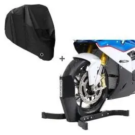 Direktkauf Motorradwippe + Abdeckplane passend für BMW R 80 GS / R Constands Easy Plus schwarz