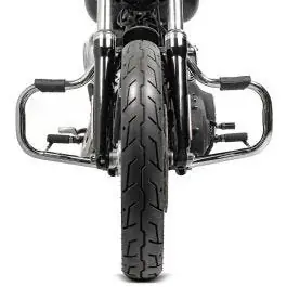 Must-Have Sturzbügel passend für Harley Davidson Dyna Super Glide Custom 06-15 Craftride Mustache chrom