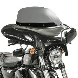 Batwing Verkleidung passend für Chopper / Custombike Craftride mit Windschild rauchgrau CB4236 Online Kaufen