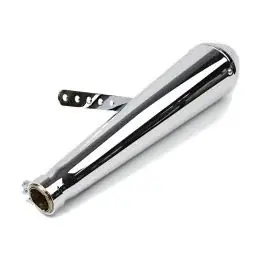 Craftride Endschalldämpfer passend für Ducati Scrambler Street Classic Caferacer Cone chrom Markenprodukt