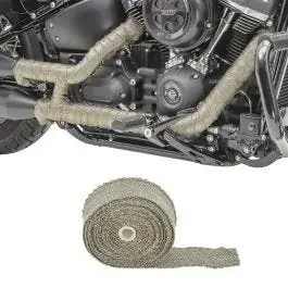 Direkt Vom Hersteller Auspuffband TN passend für Chopper / Custombike Custom Hitzeschutzband Craftride CB4015