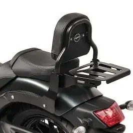 Sissy Bar XS3 passend für Kawasaki Vulcan S / Café 15-25 mit Gepäckträger schwarz Craftride Begrenztes Angebot