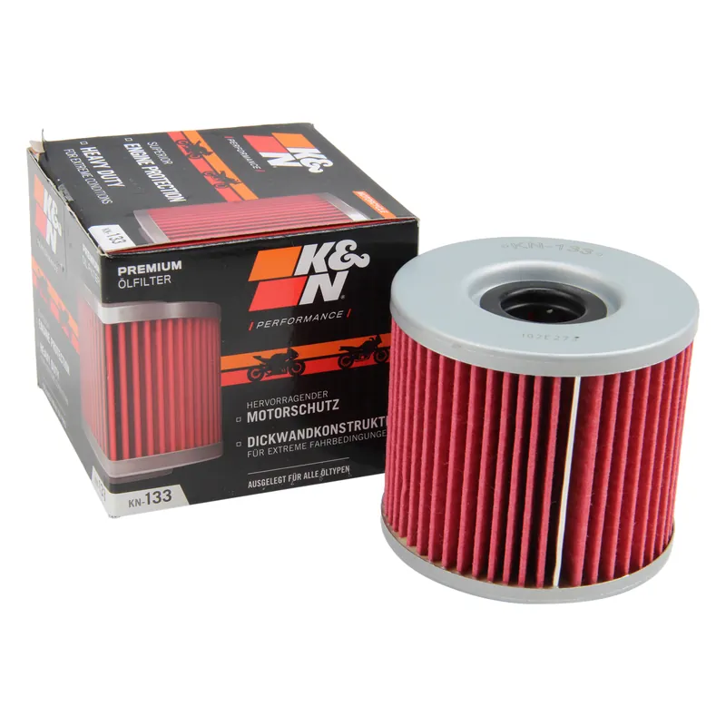Neue Ware K&N Premium Ölfilter KN‑133 – Kartuschen-Ölfilter für Suzuki GSX GS GSF Bandit