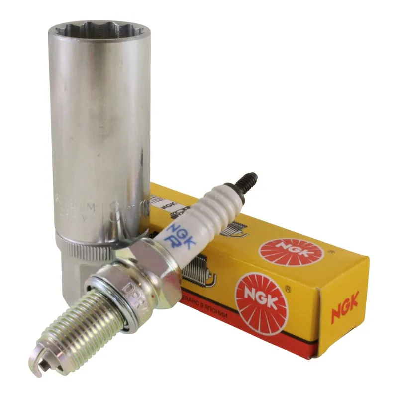 Zündkerze NGK DPR9Z mit Zündkerzenschlüssel Steck Nuss magnetisch Top-Preis