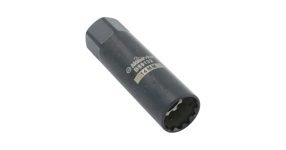 Markenware Bikeservice Steckschlüsseleinsatz Extra Thin 14 mm, Bi-Hex 12-kant
