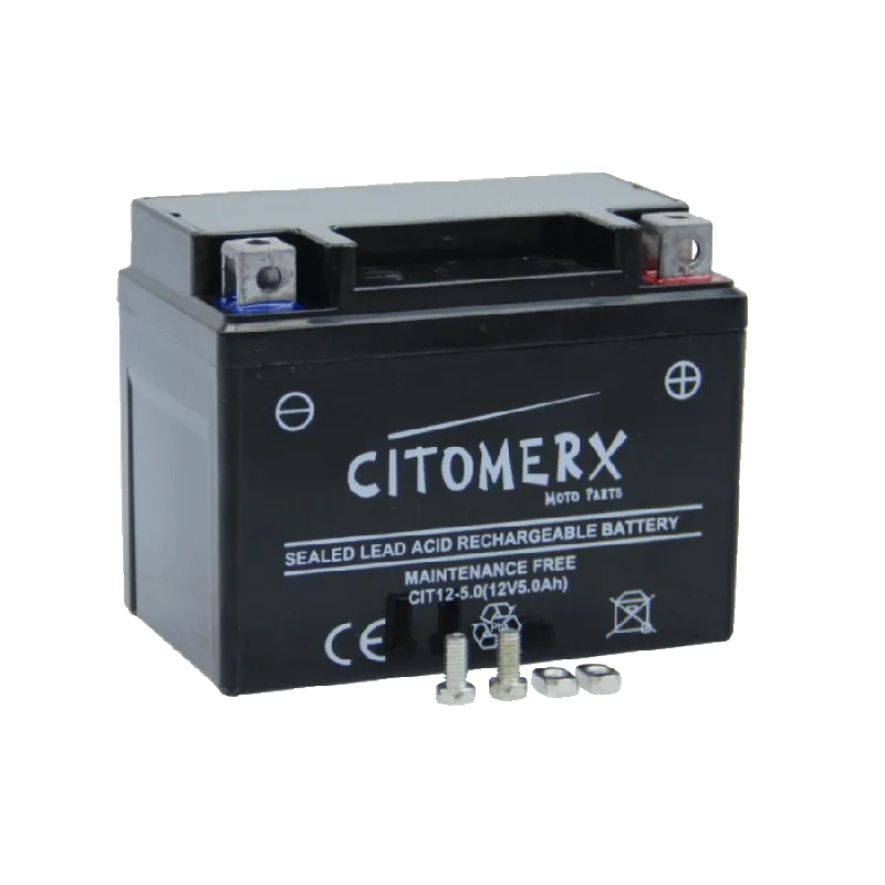 Heißes Angebot Gel-Batterie 12V 5Ah für 50ccm Roller – YB4L-B, YTX4L-BS, YT4L-B – Citomerx