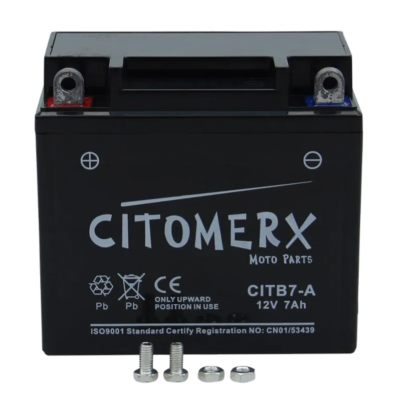 Gel-Batterie CIT YB7-A, 12 V 7 Ah, Pluspol links, DIN 50813 Günstig