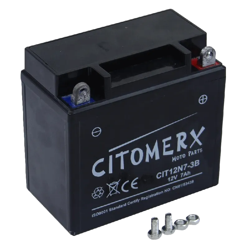 Beliebt Gel-Batterie CIT 12N7-3B, 12 V 7 Ah, Pluspol rechts, DIN 50712