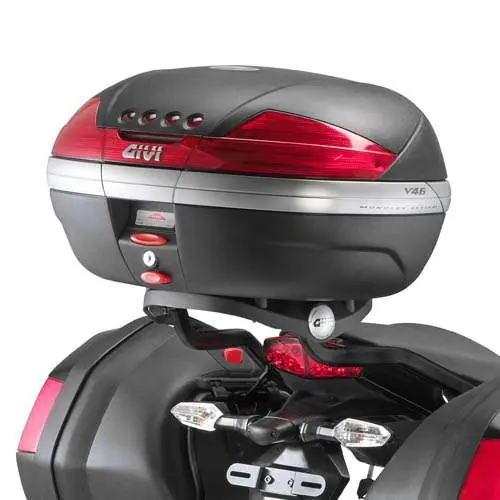 Echt Givi Topcaseträger 449FZ Monokey/Monolock Koffer für Kawasaki ER 6N/ER 6F 650 (09>11)