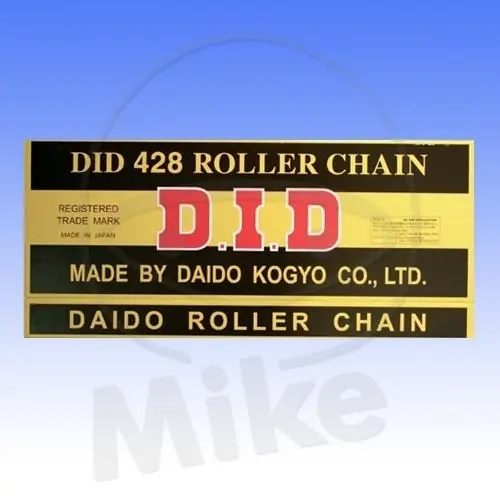 Kette DID Standard. Teilung 428. 134 Glieder Neu