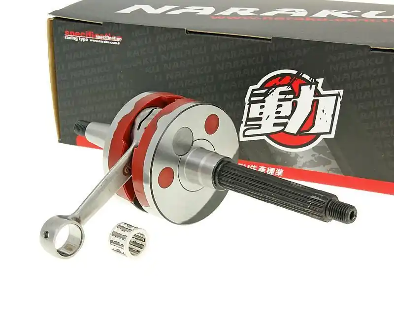 Kurbelwelle Naraku Racing HPC für Piaggio 50ccm AC, LC Neu Im Sortiment