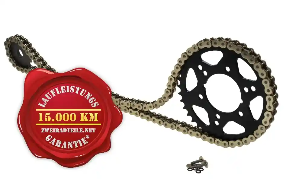 Kettensatz X-Ring verstärkt für Honda CBR600 F (PC31) V, W 1997-1998 goldfarben Neue Kollektion
