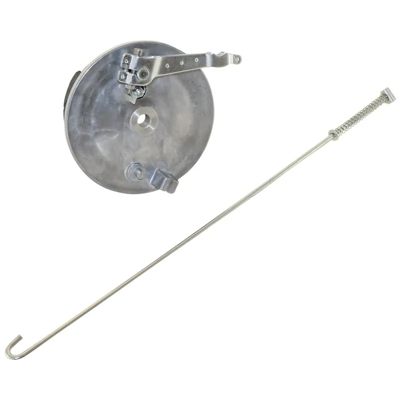 Bremsschild hinten komplett mit Bremsbacke Sport für Simson S50, S51, S70, S53, S83, KR51/2 Schwalbe Aktuell