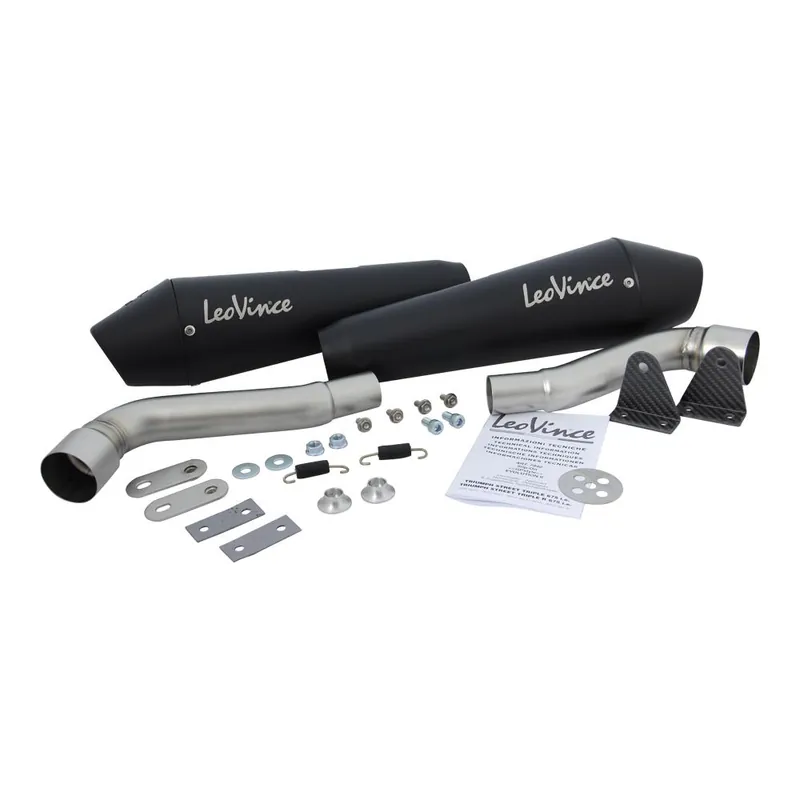 Begrenztes Angebot Auspuff LeoVince GP Style Black Edition SLIP ON Edelstahl, Typ 7940B