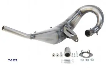Sportauspuff Giannelli Gilera Zulu, GSM ab 2000 (ohne Enddämpfer) Letzte Chance