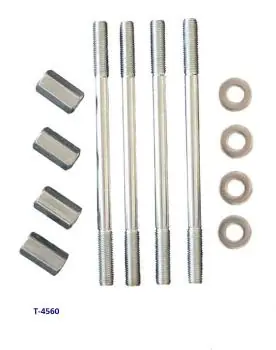 Zylinderstehbolzenkit M7x120 Moped Derbi Senda bis 2006 (4 Stk.) mit Muttern Kostenfreie Lieferung