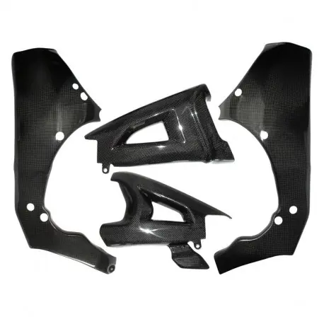 Neue Kollektion Carbon Rahmen- und Schwingenschoner mit Kettenschutz ZX10R 2016-2025