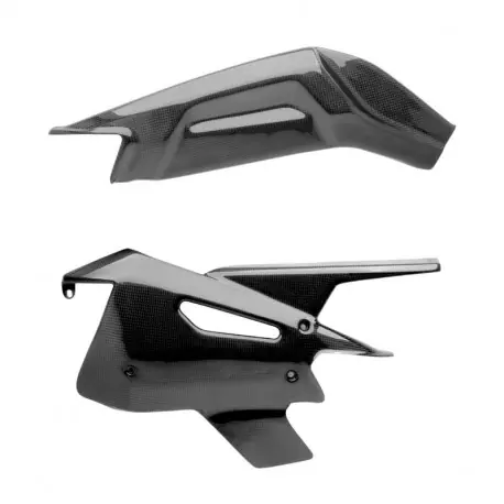 Zertifiziert Carbon Schwingenschoner mit Kettenschutz Aprilia RS660 2020- | Tuono 660 2020-
