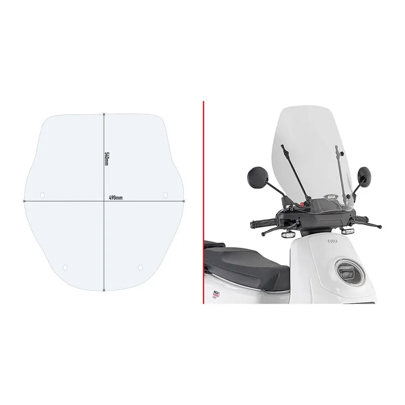 Parabrezza Givi Per Honda Sh 125/150/350 20-21 Expressversand
