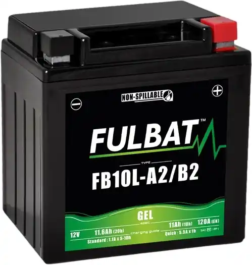 Letzte Chance Gel-Batterie FULBAT FB10L-A2/B2 GEL (YB10L-A2/B2 GEL)