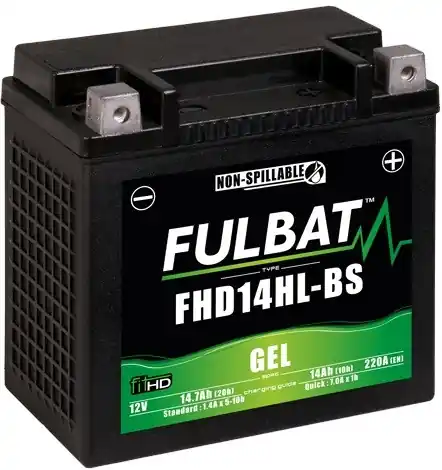 Begrenztes Angebot Gel-Batterie FULBAT FHD14HL-BS GEL (Harley.D) (YHD14HL-BS GEL)
