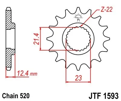 Meistverkauft Ritzel JT JTF 1593-14 14T, 520