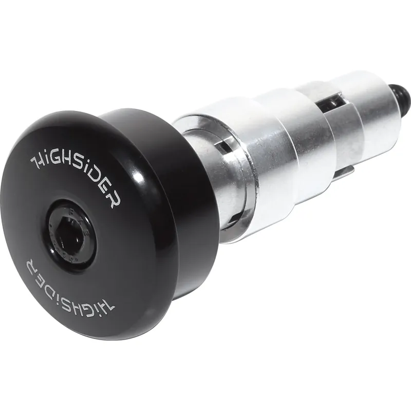 Top-Angebot Highsider Lenkergewichte Alu CURVE für 12-22mm mit Spiegelaufnahme